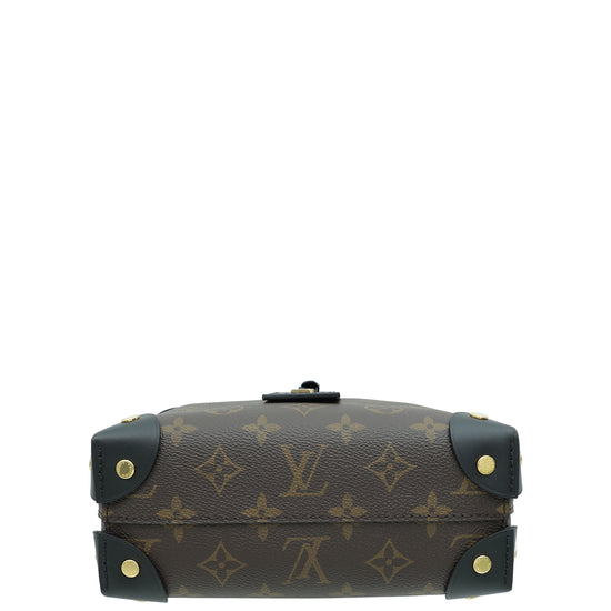 Louis Vuitton Monogram Black Petite Malle Souple Bag