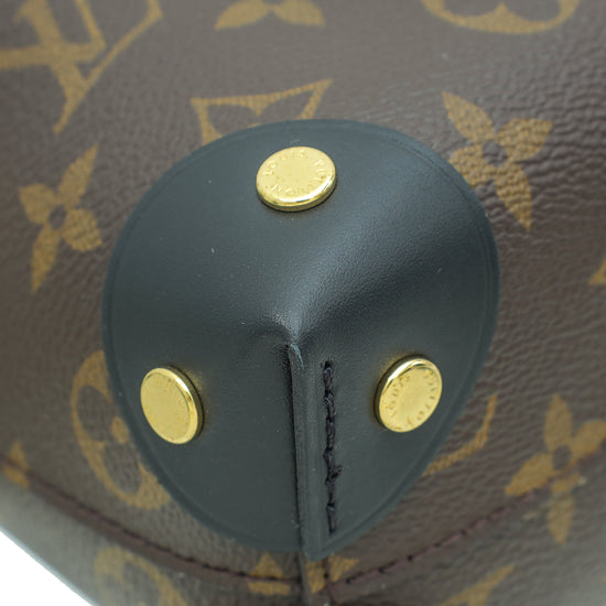 Louis Vuitton Monogram Black Petite Malle Souple Bag