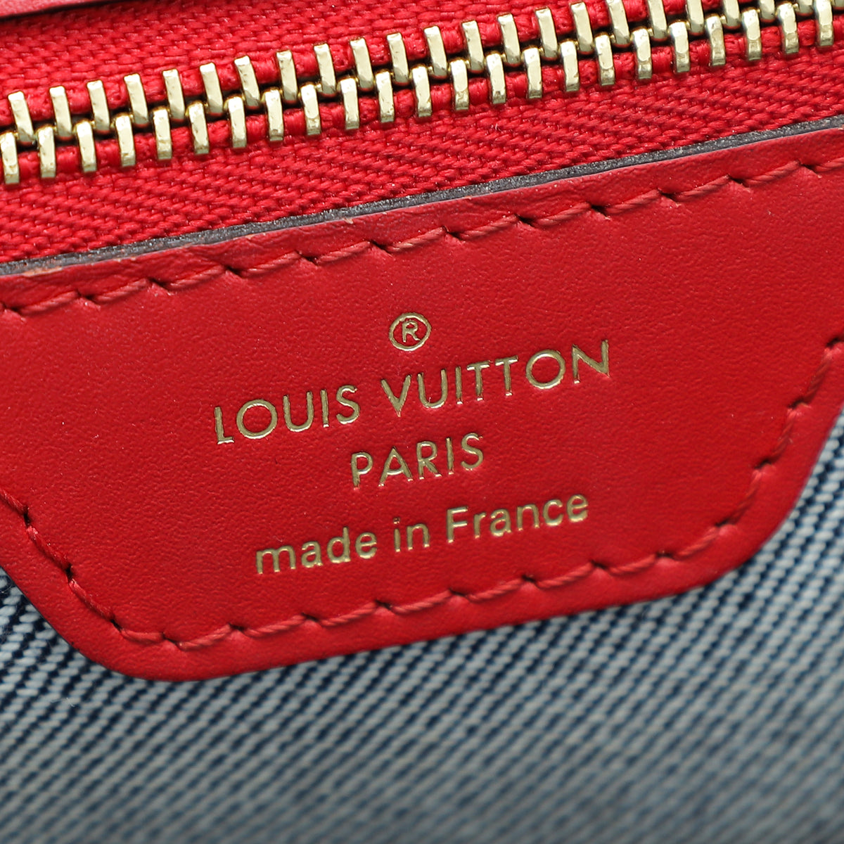 Louis Vuitton Bicolor Denim Damier Onthego GM Bag