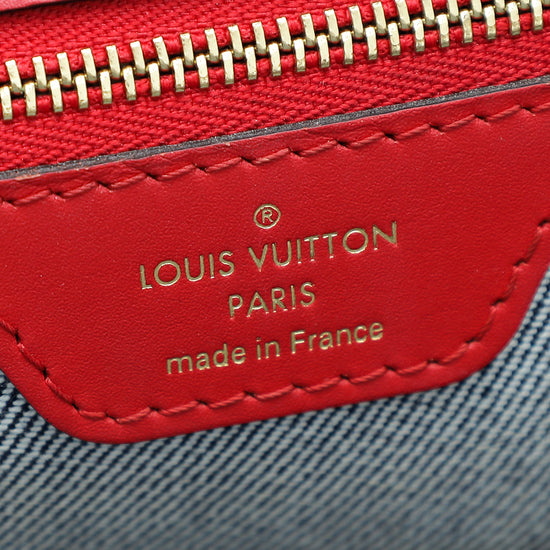 Louis Vuitton Bicolor Denim Damier Onthego GM Bag