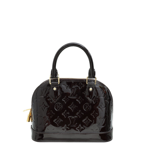 Louis Vuitton Amarante Monogram Vernis Alma BB Bag-Louis Vuitton-THE CLOSET