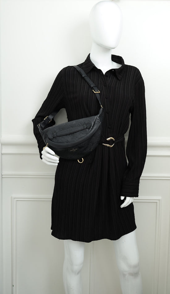 Louis Vuitton Black Monogram Empreinte Bumbag-Louis Vuitton-THE CLOSET