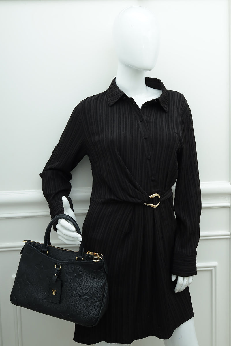 Louis Vuitton Black Empreinte Monogram Giant Trianon PM Bag
