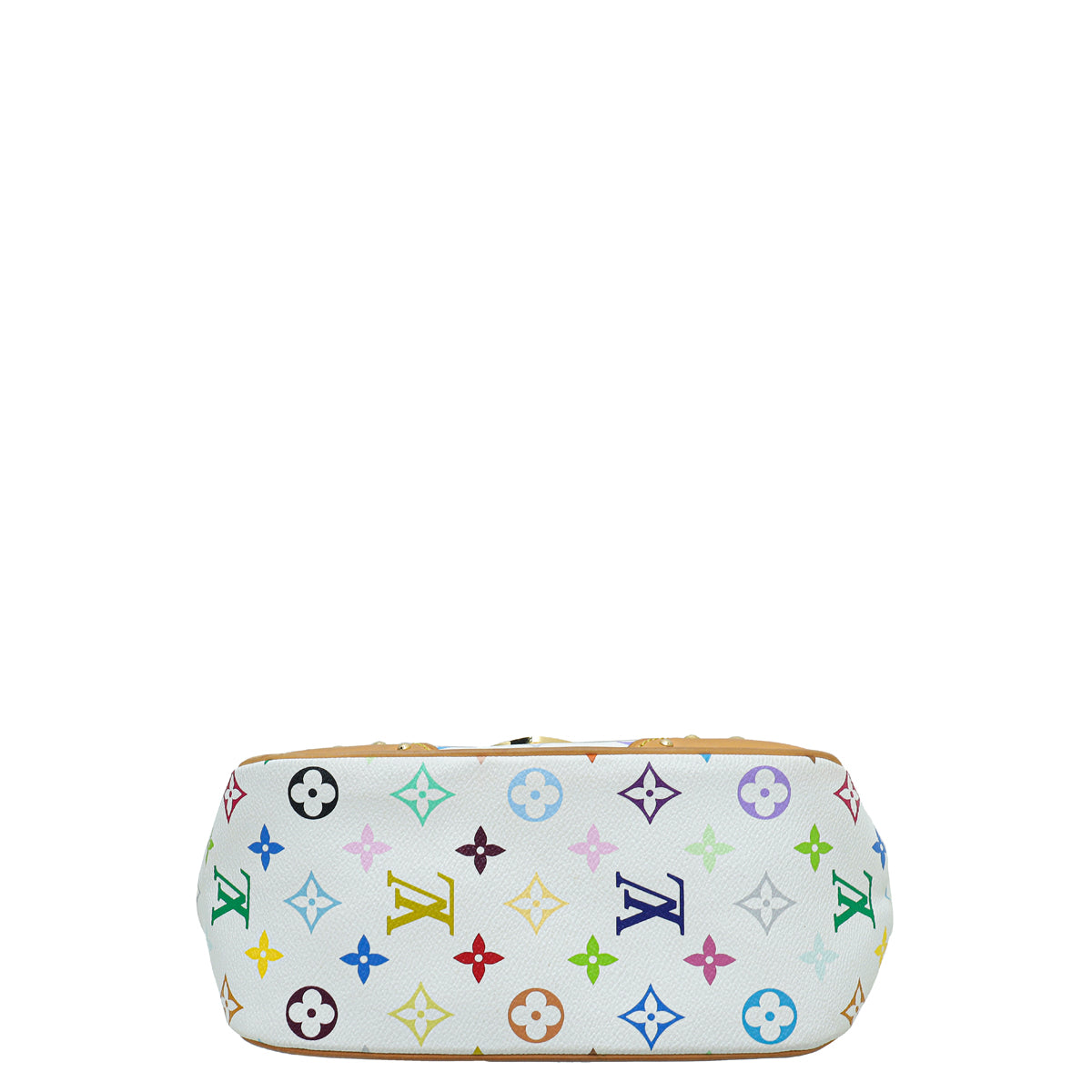 Louis Vuitton White Monogram Multicolor Beverly Takashi Murakami Mini Bag