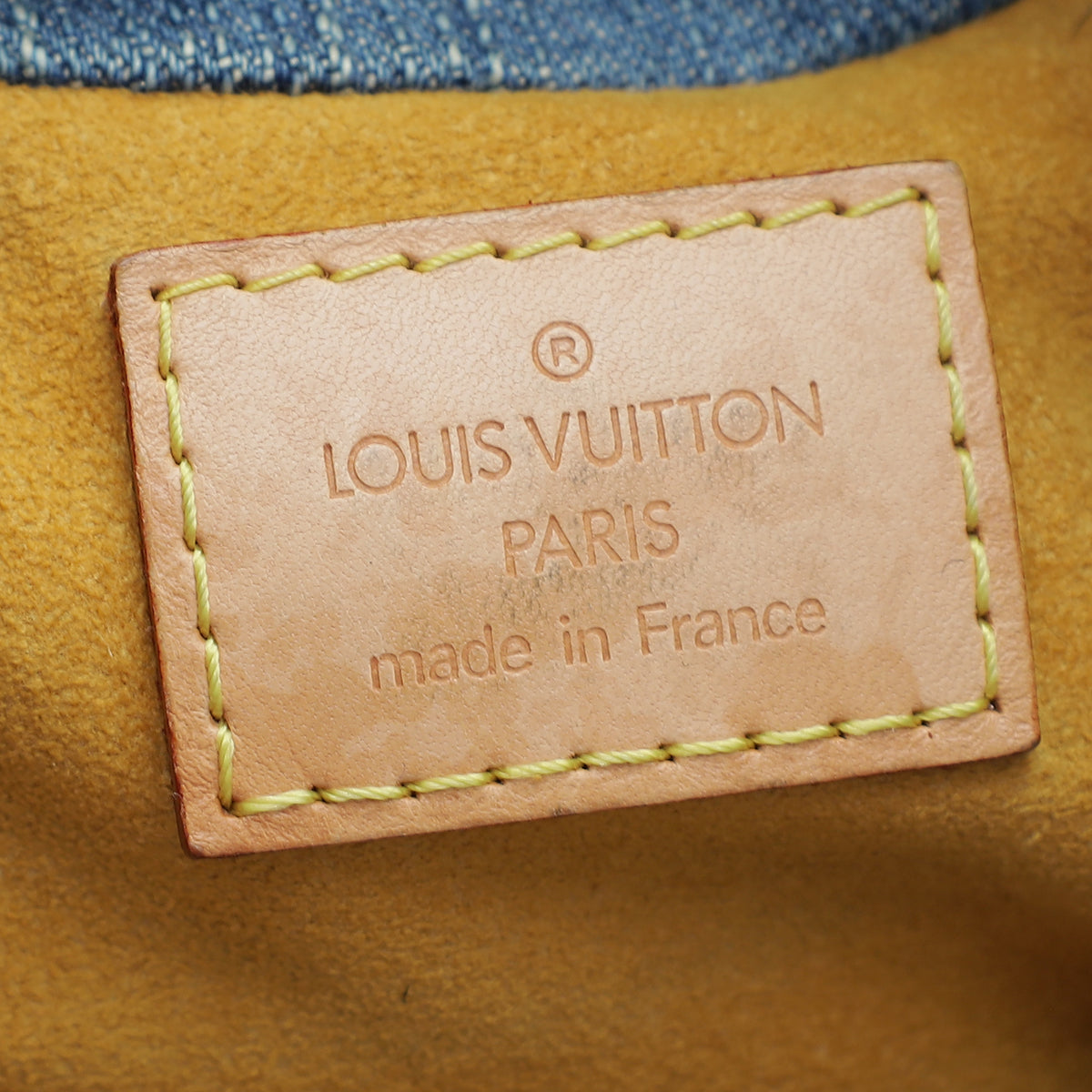 Louis Vuitton Blue Monogram Denim Pleaty Bag