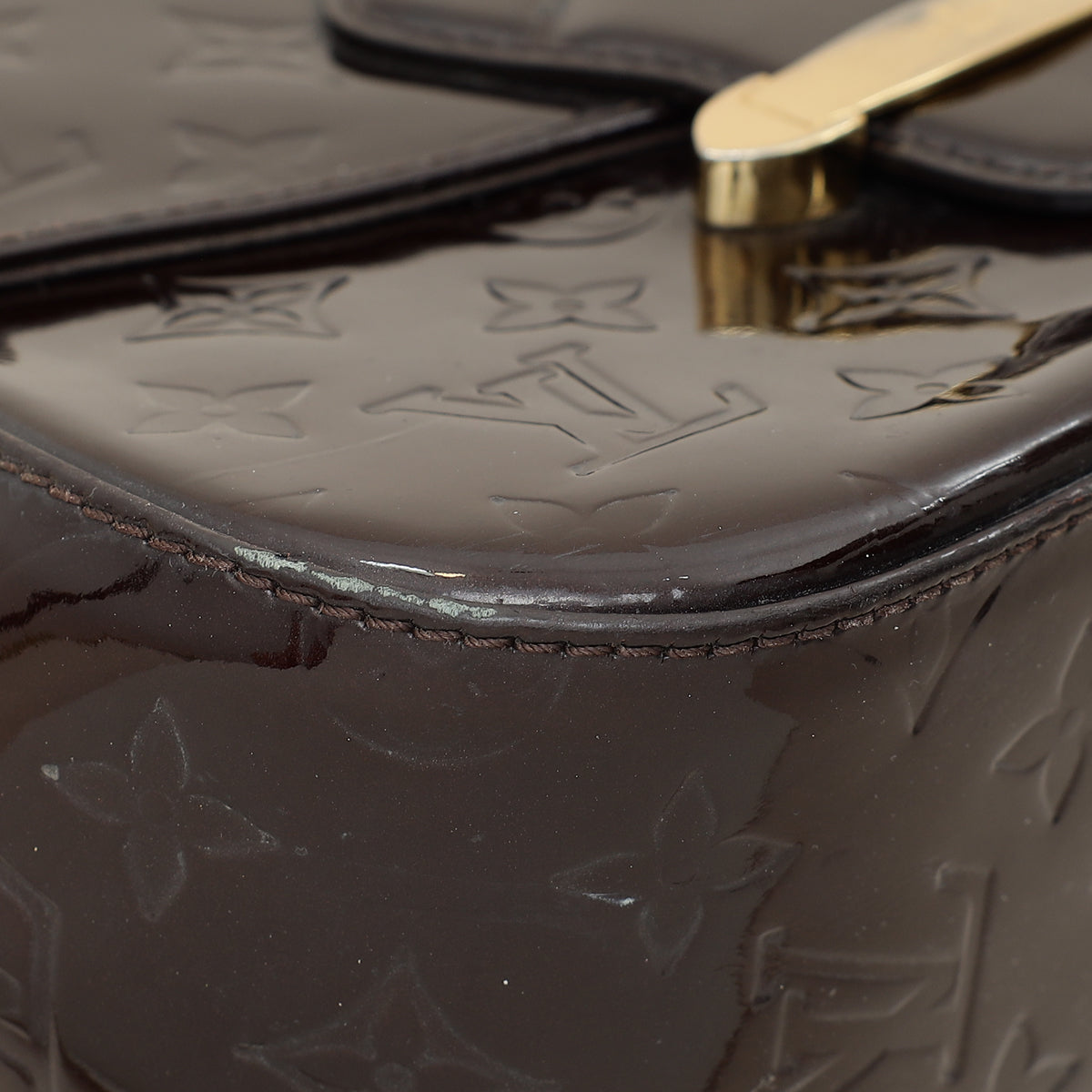 Louis Vuitton Amarante Monogram Vernis Bellflower PM Bag-Louis Vuitton-THE CLOSET