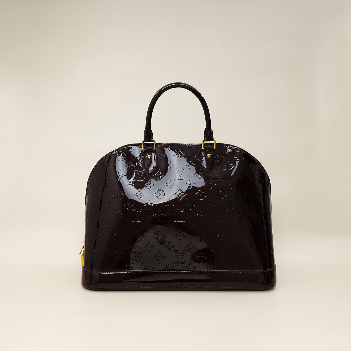 Louis Vuitton Amarnte Monogram Vernis Alma GM Bag-Louis Vuitton-THE CLOSET