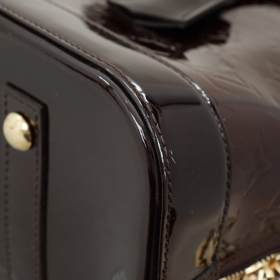 Louis Vuitton Amarnte Monogram Vernis Alma GM Bag-Louis Vuitton-THE CLOSET