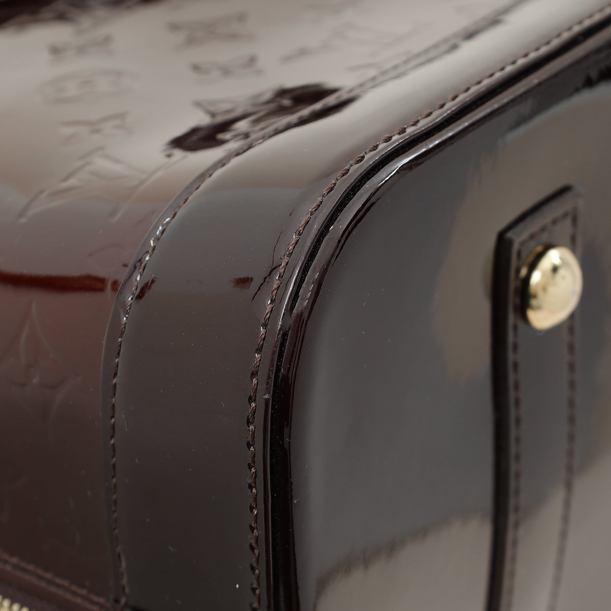 Louis Vuitton Amarnte Monogram Vernis Alma GM Bag-Louis Vuitton-THE CLOSET