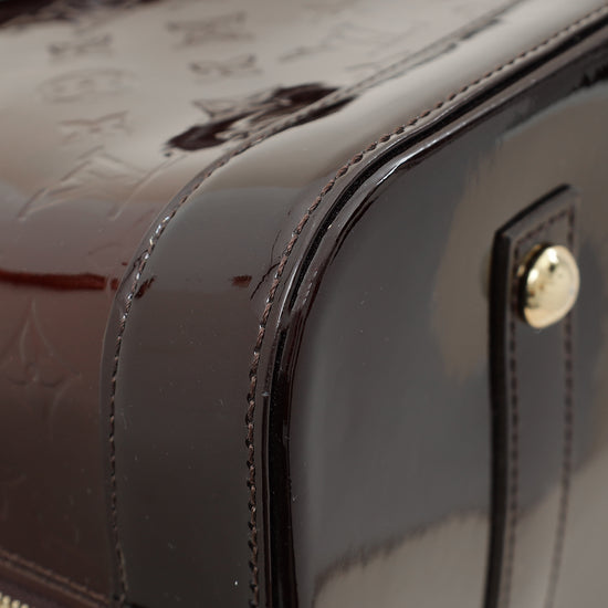 Louis Vuitton Amarnte Monogram Vernis Alma GM Bag-Louis Vuitton-THE CLOSET