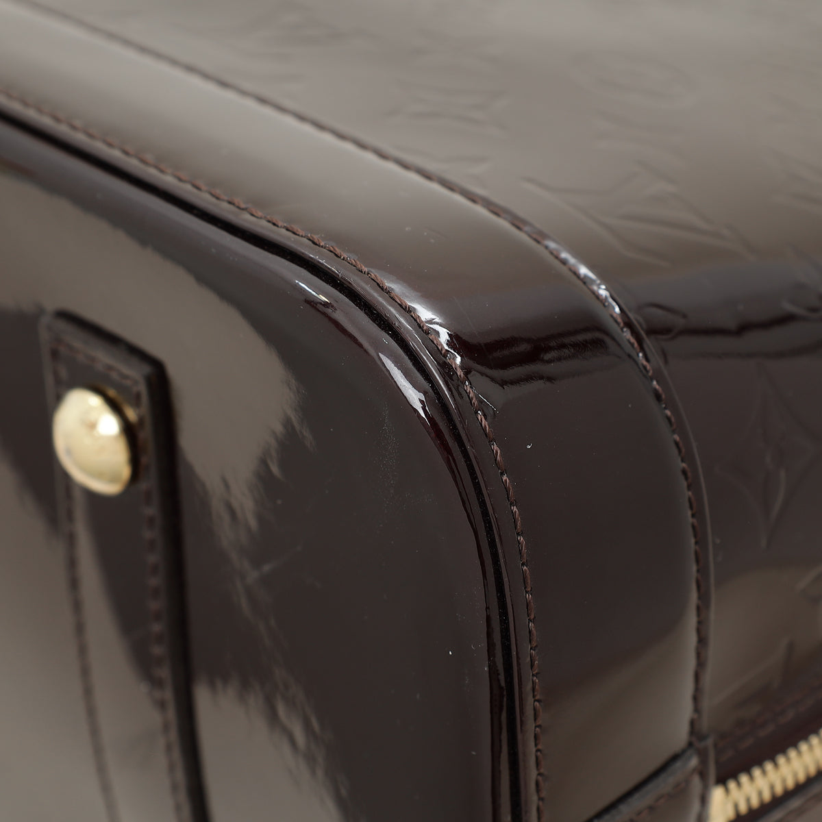 Louis Vuitton Amarnte Monogram Vernis Alma GM Bag-Louis Vuitton-THE CLOSET