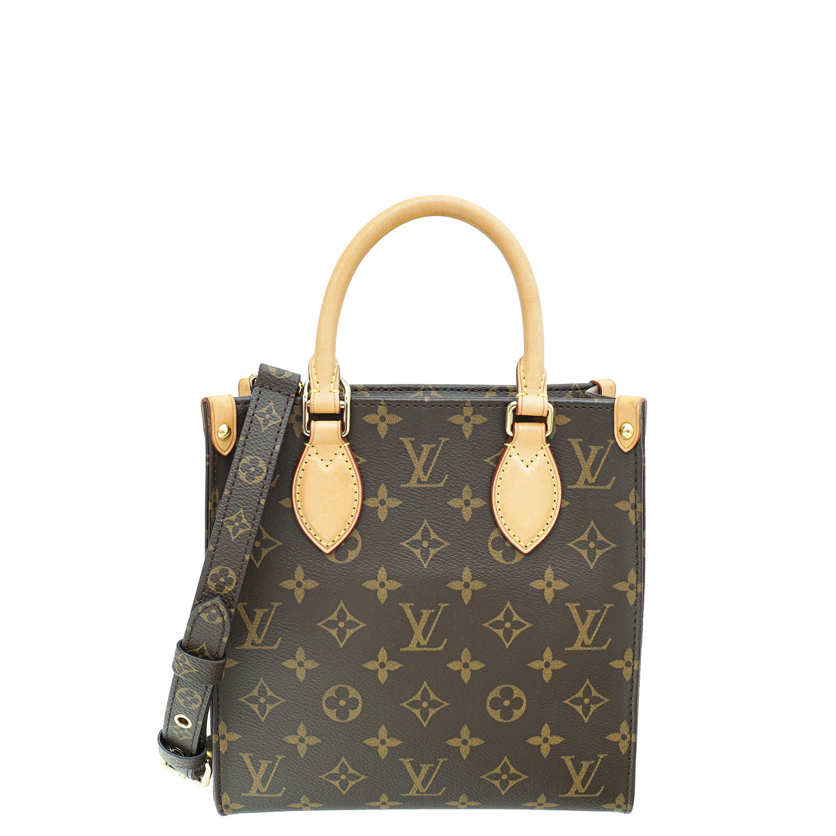 Louis Vuitton Brown Monogram Sac Plat BB Bag-Louis Vuitton-THE CLOSET