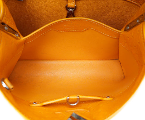 Louis Vuitton Marigold Ostrich Capucines BB Bag