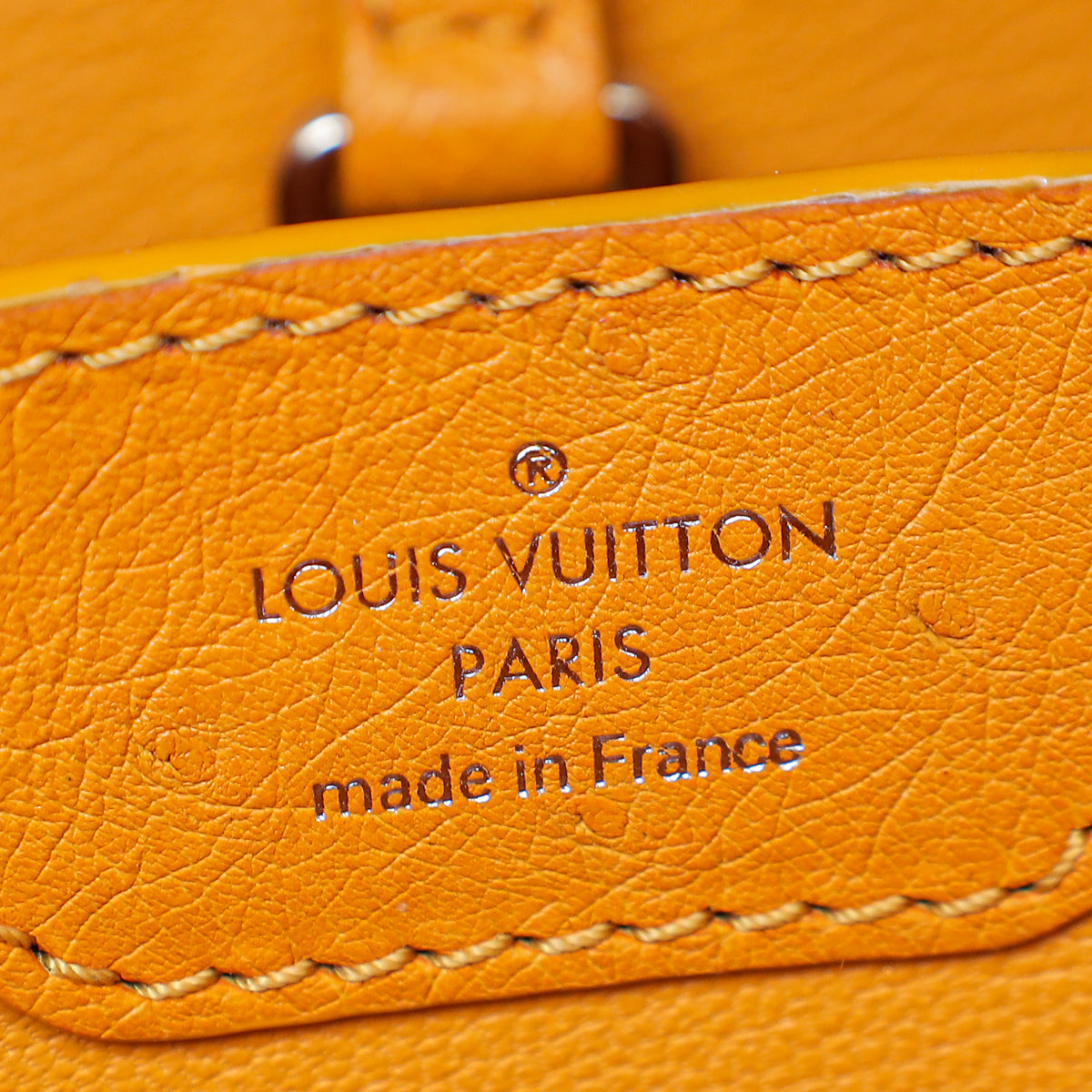 Louis Vuitton Marigold Ostrich Capucines BB Bag – The Closet