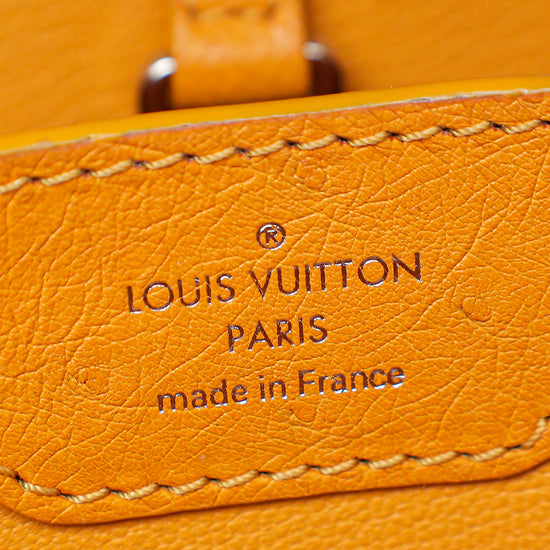 Louis Vuitton Marigold Ostrich Capucines BB Bag