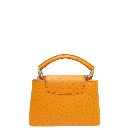 Louis Vuitton Marigold Ostrich Capucines BB Bag