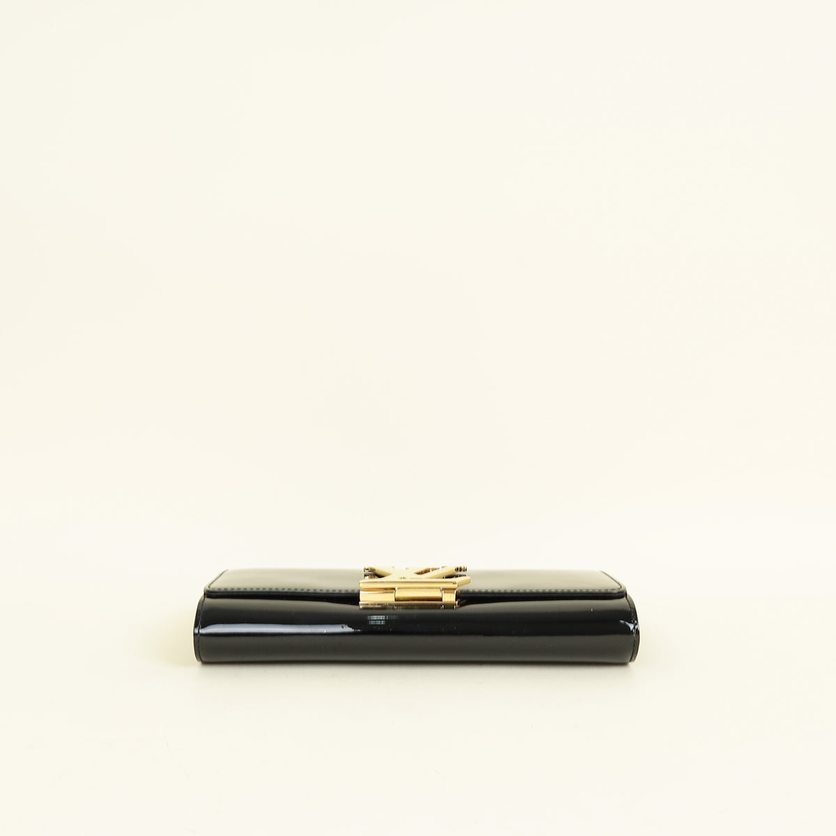 Louis Vuitton Black Vernis Louise EW Clutch