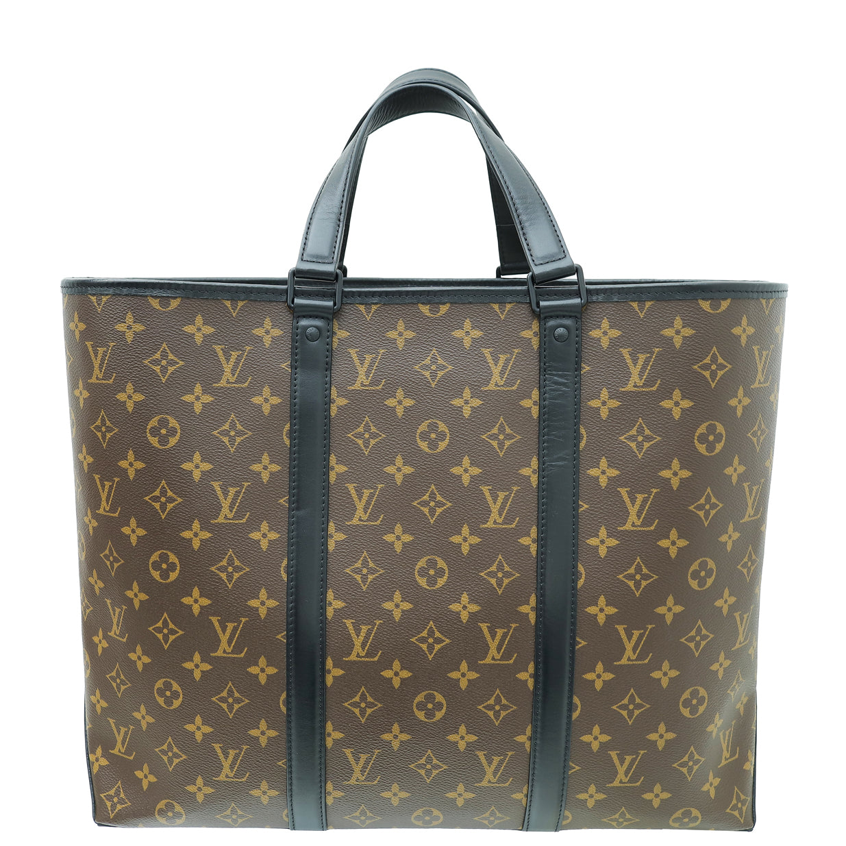 Louis Vuitton Monogram Black Week-end Tote GM Bag-Louis Vuitton-THE CLOSET