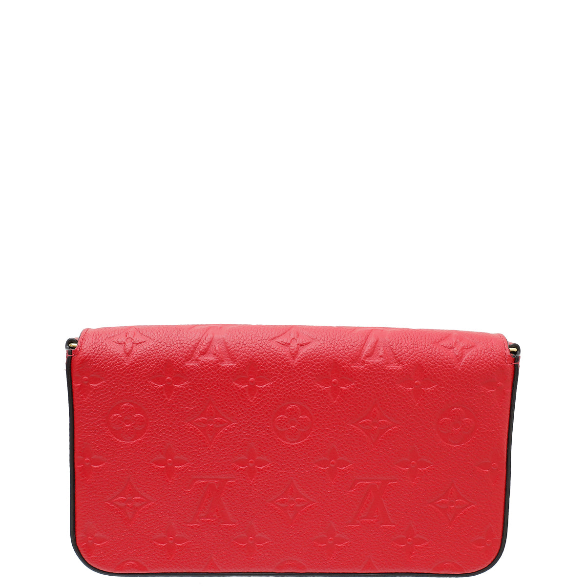 Louis Vuitton Red Monogram Empreinte Felicie Pochette-Louis Vuitton-THE CLOSET