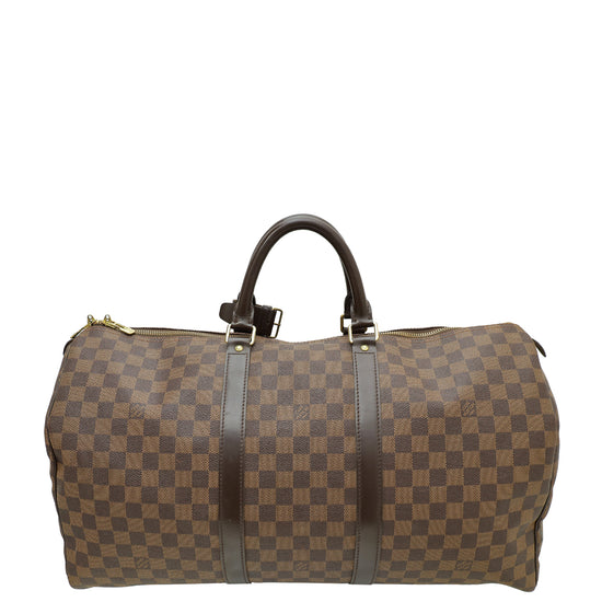 Louis Vuitton Damier Ebene Keepall 50 Bag