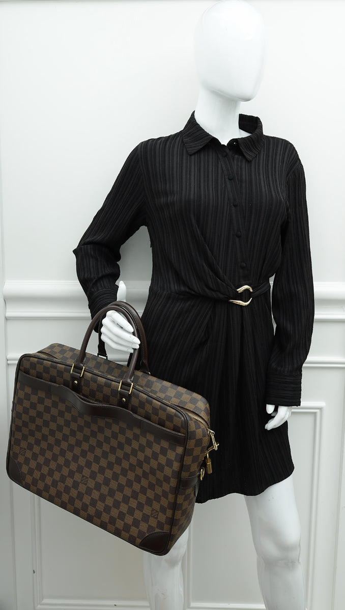 Louis Vuitton Damier Ebene Porte Documents Voyage Briefcase