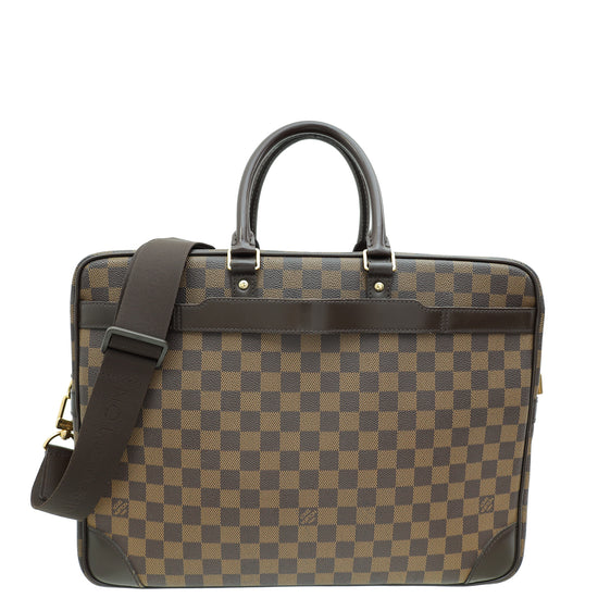 Louis Vuitton Damier Ebene Porte Documents Voyage Briefcase