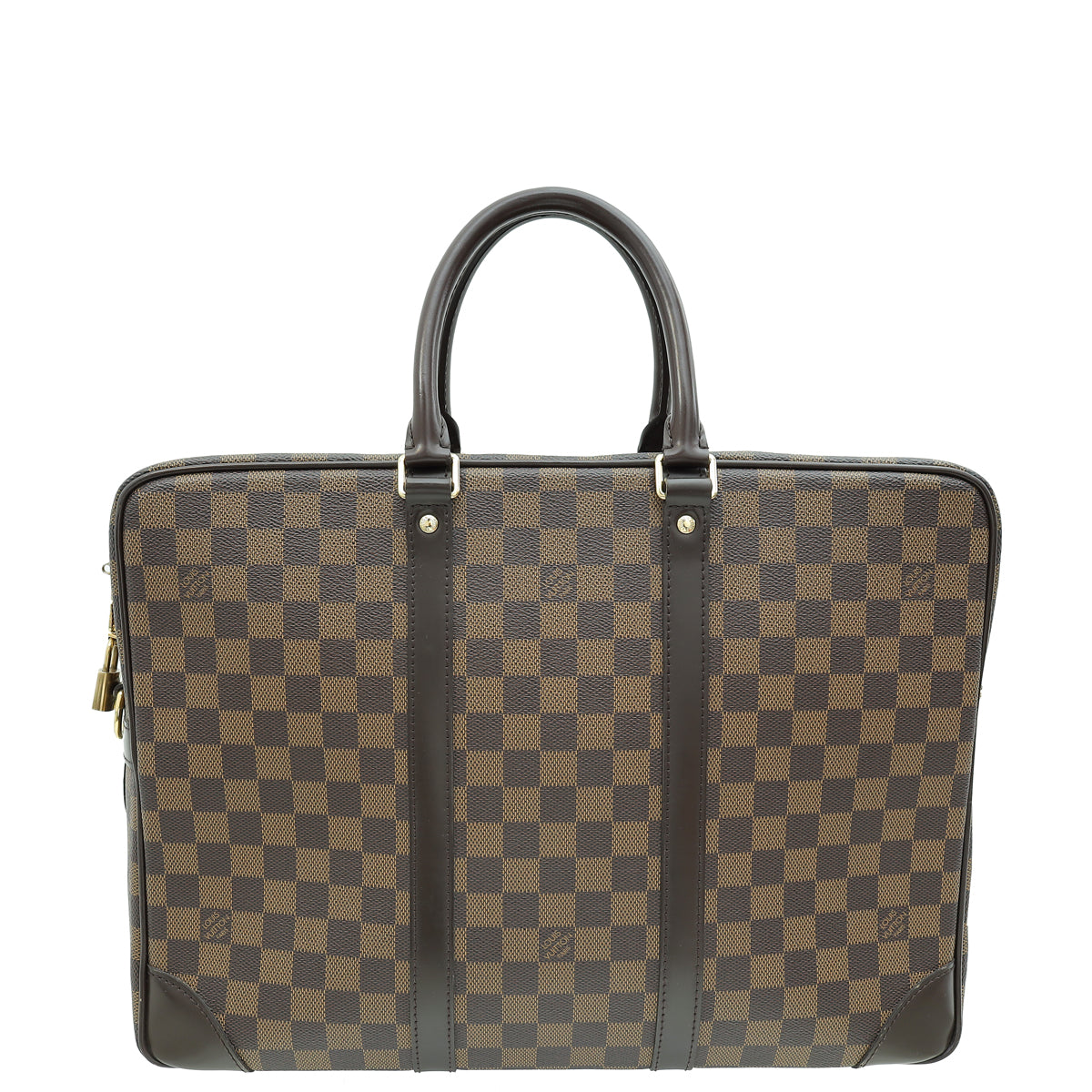 Louis Vuitton Damier Ebene Porte Documents Voyage Briefcase-Louis Vuitton-THE CLOSET
