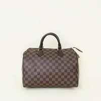 louis Vuitton Damier Ebene Speedy 30 Bag