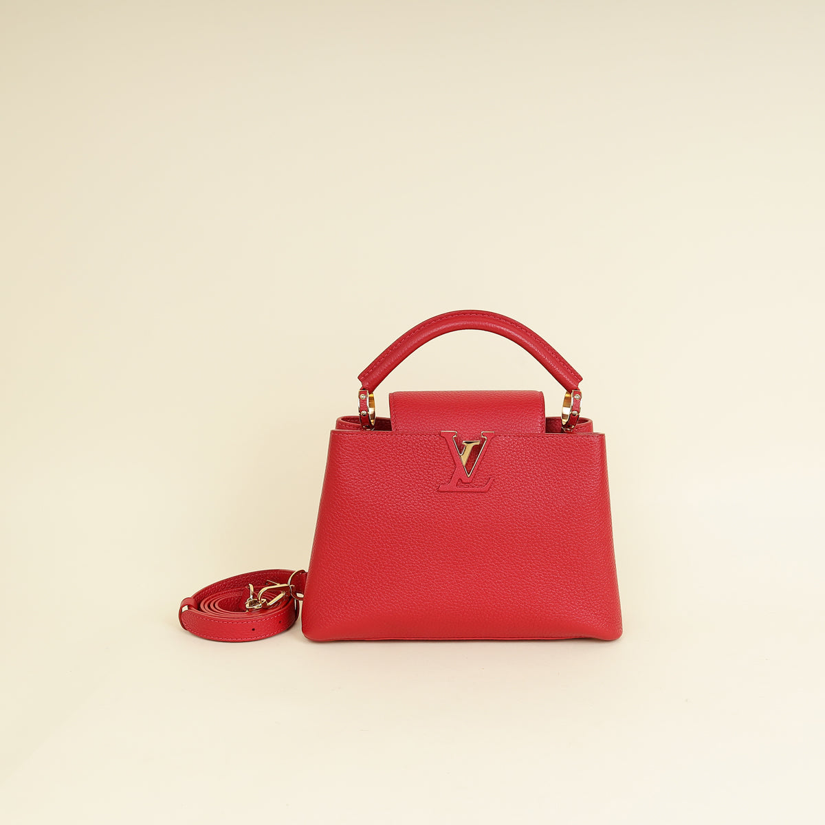Louis Vuitton Red Capucines BB Bag-Louis Vuitton-THE CLOSET