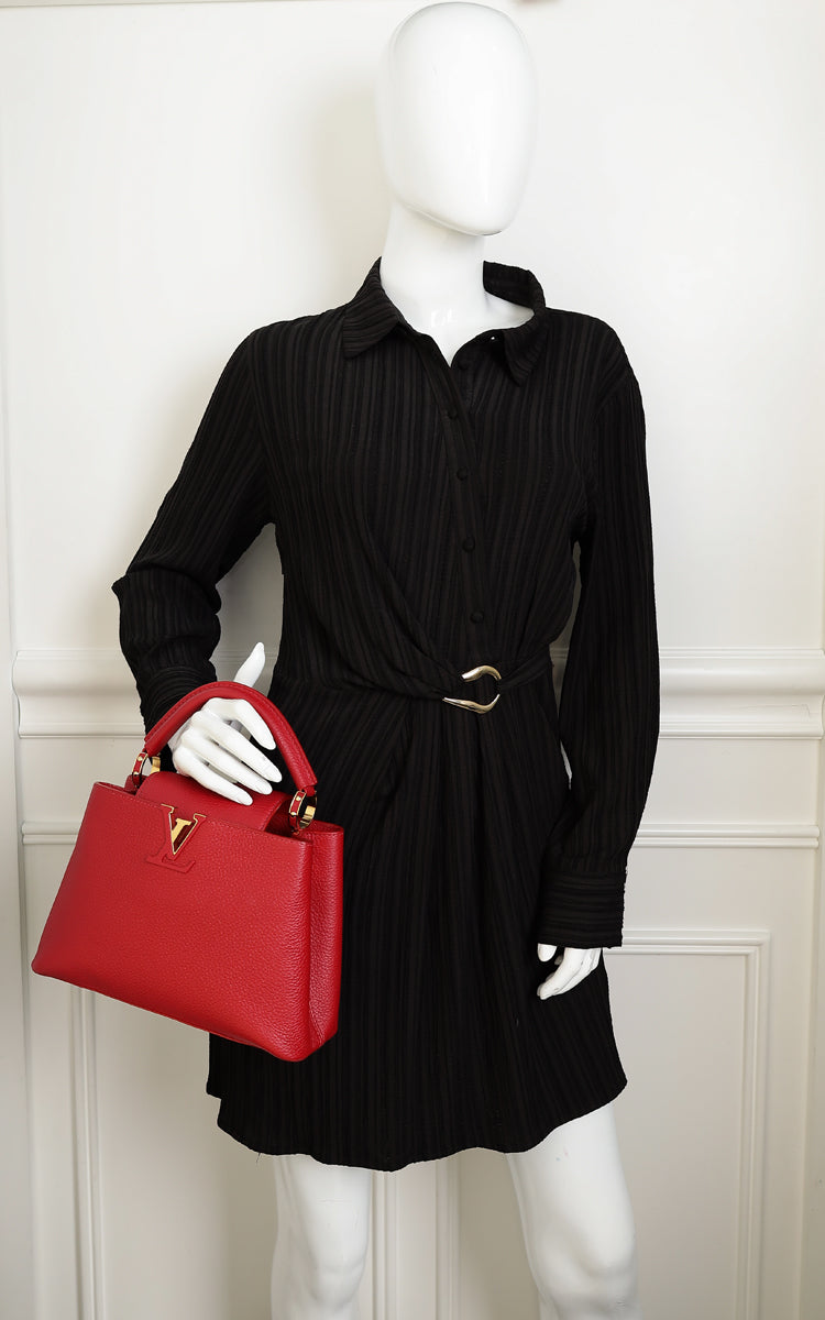Louis Vuitton Red Capucines BB Bag-Louis Vuitton-THE CLOSET