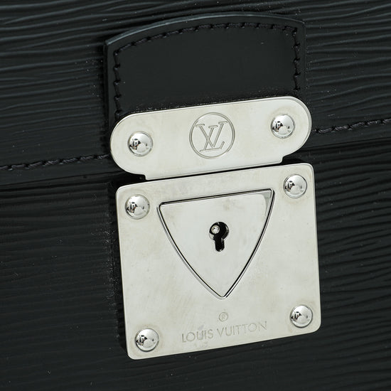 Louis Vuitton Black Robusto 2 Compartment Briefcase Bag – The Closet