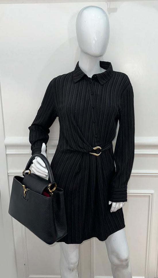 Louis Vuitton Black Capucines PM Bag