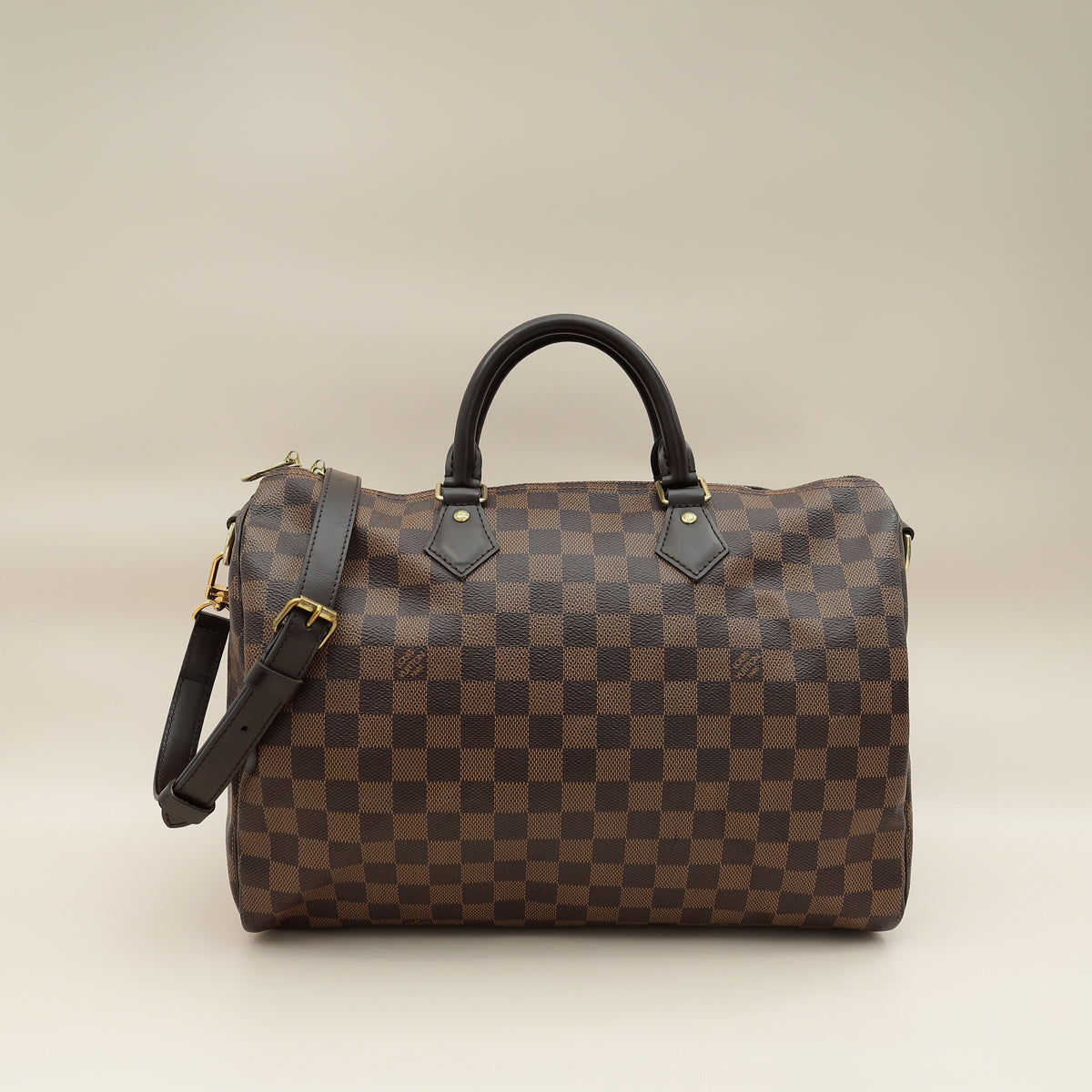 Louis Vuitton Damier Ebene Speedy Bandouliere 35 Bag-Louis Vuitton-THE CLOSET