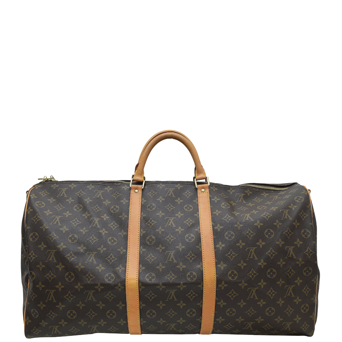 Extra Large Louis Vuitton Bandouliere Monogram Canvas Keepall 60