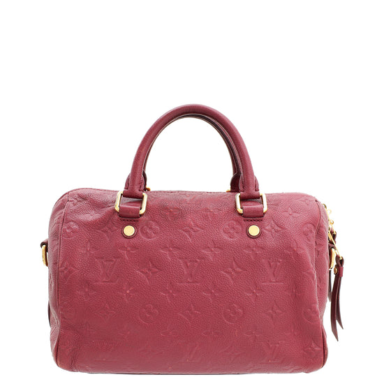 Louis Vuitton Aurore Monogram Empreinte Speedy Bandouliere 25 Bag