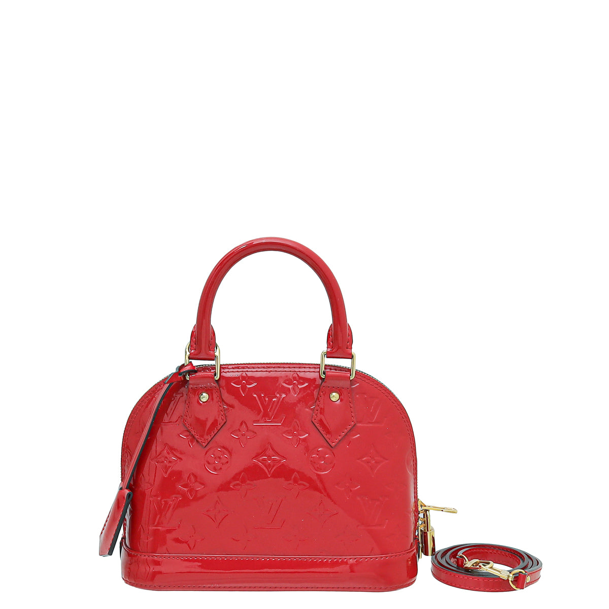 Louis Vuitton Pomme D'amour Monogram Vernis Alma BB Bag-Louis Vuitton-THE CLOSET