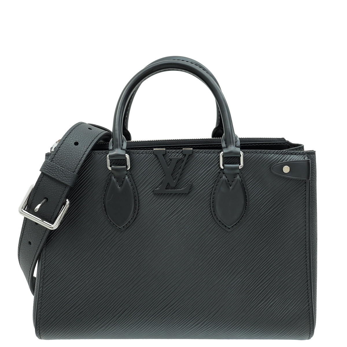 Louis Vuitton Black Grenelle PM Tote Bag-Louis Vuitton-THE CLOSET
