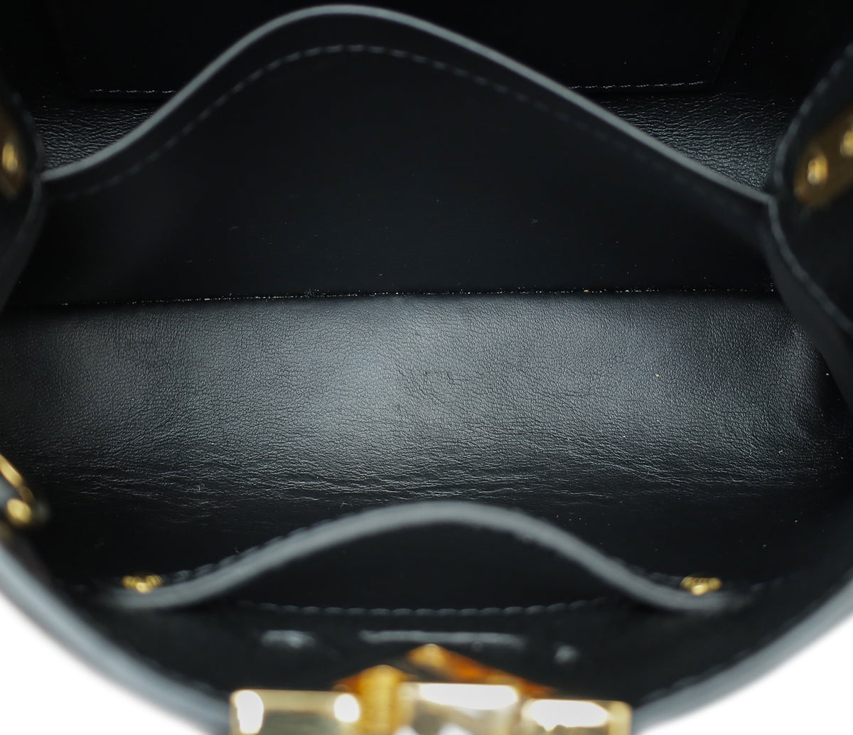 Louis Vuitton Black Capucines Mini Bag