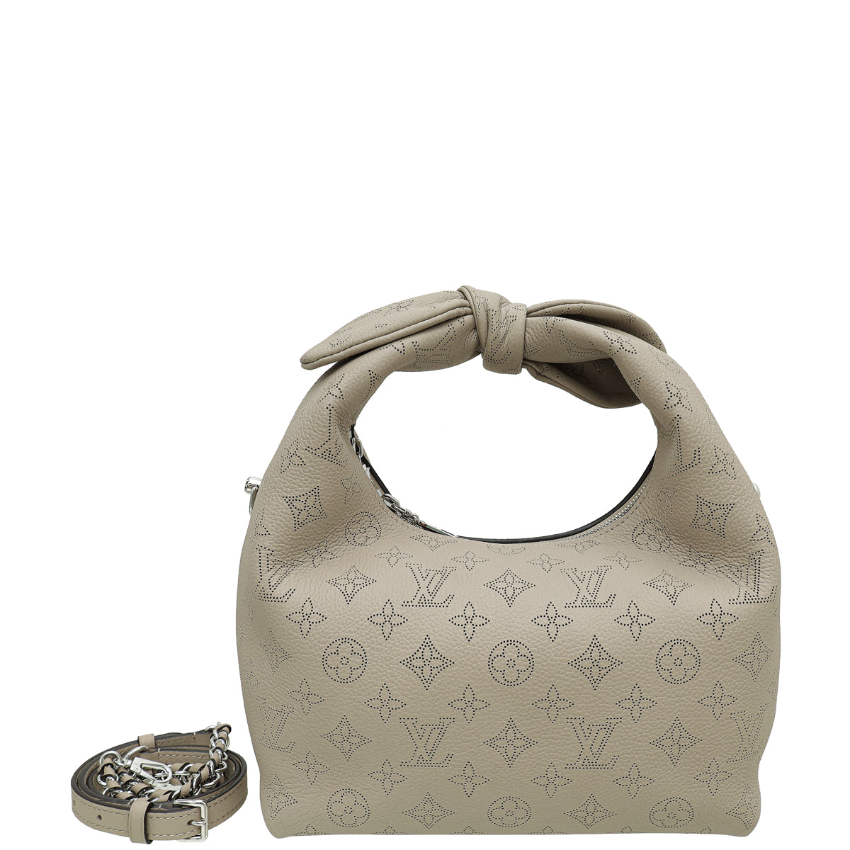 Louis Vuitton Galet Beige Mahina Why Knot PM Bag
