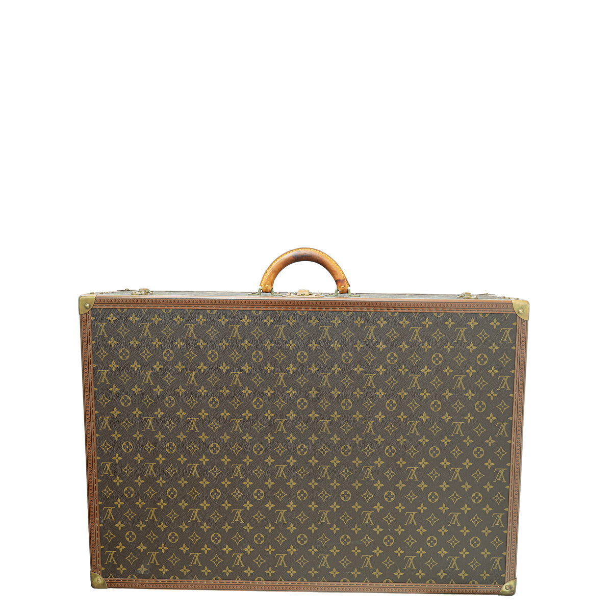 Louis Vuitton Brown Vintage Monogram Bisten 80 Suitcase-Louis Vuitton-THE CLOSET