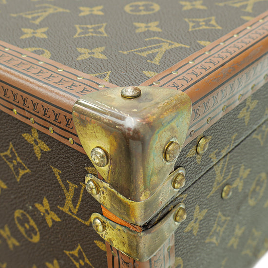 Louis Vuitton Brown Vintage Monogram Bisten 80 Suitcase