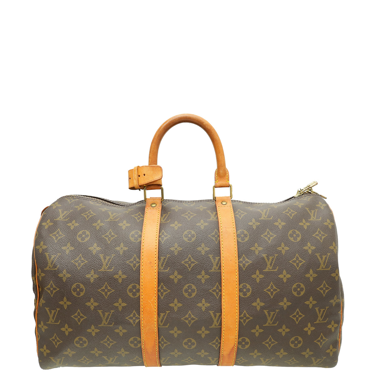Louis Vuitton Brown Monogram Keepall 45 Bag-Louis Vuitton-THE CLOSET