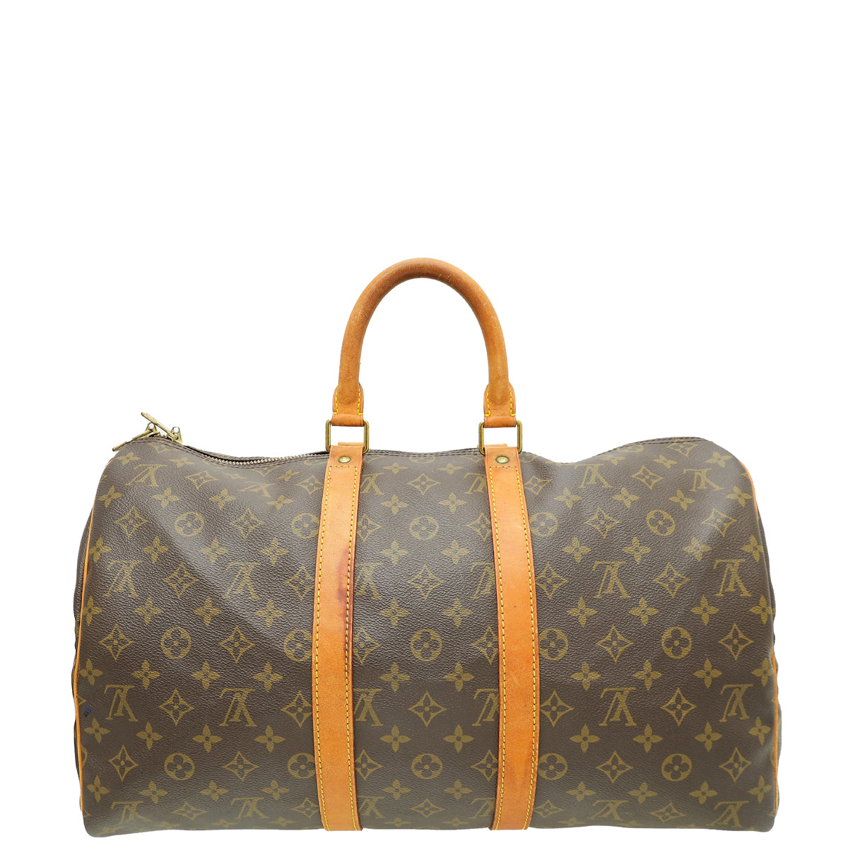 Louis Vuitton Brown Monogram Keepall 45 Bag-Louis Vuitton-THE CLOSET