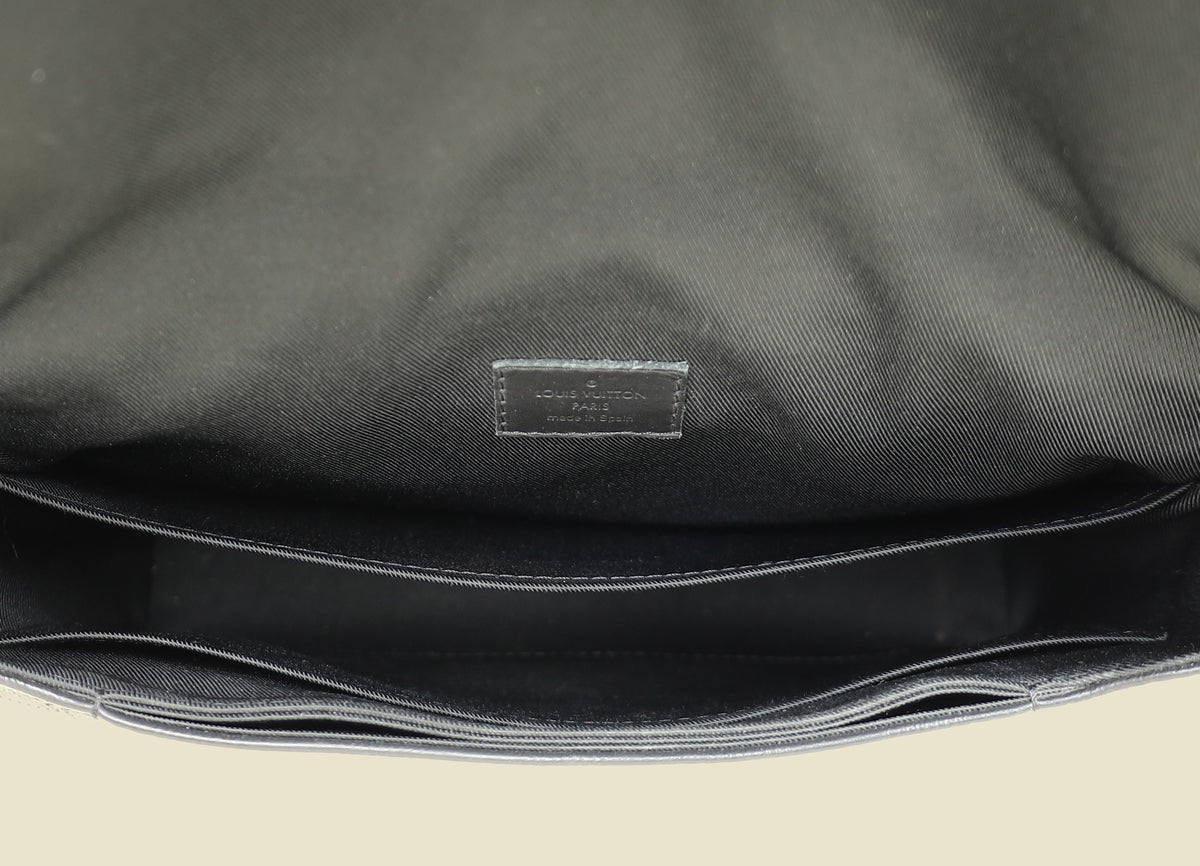 Louis Vuitton Black Damier Infini District PM Messenger Bag