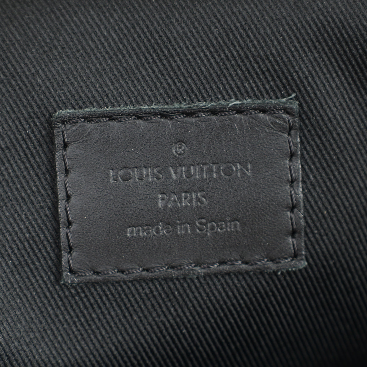 Louis Vuitton Black Damier Infini District PM Messenger Bag