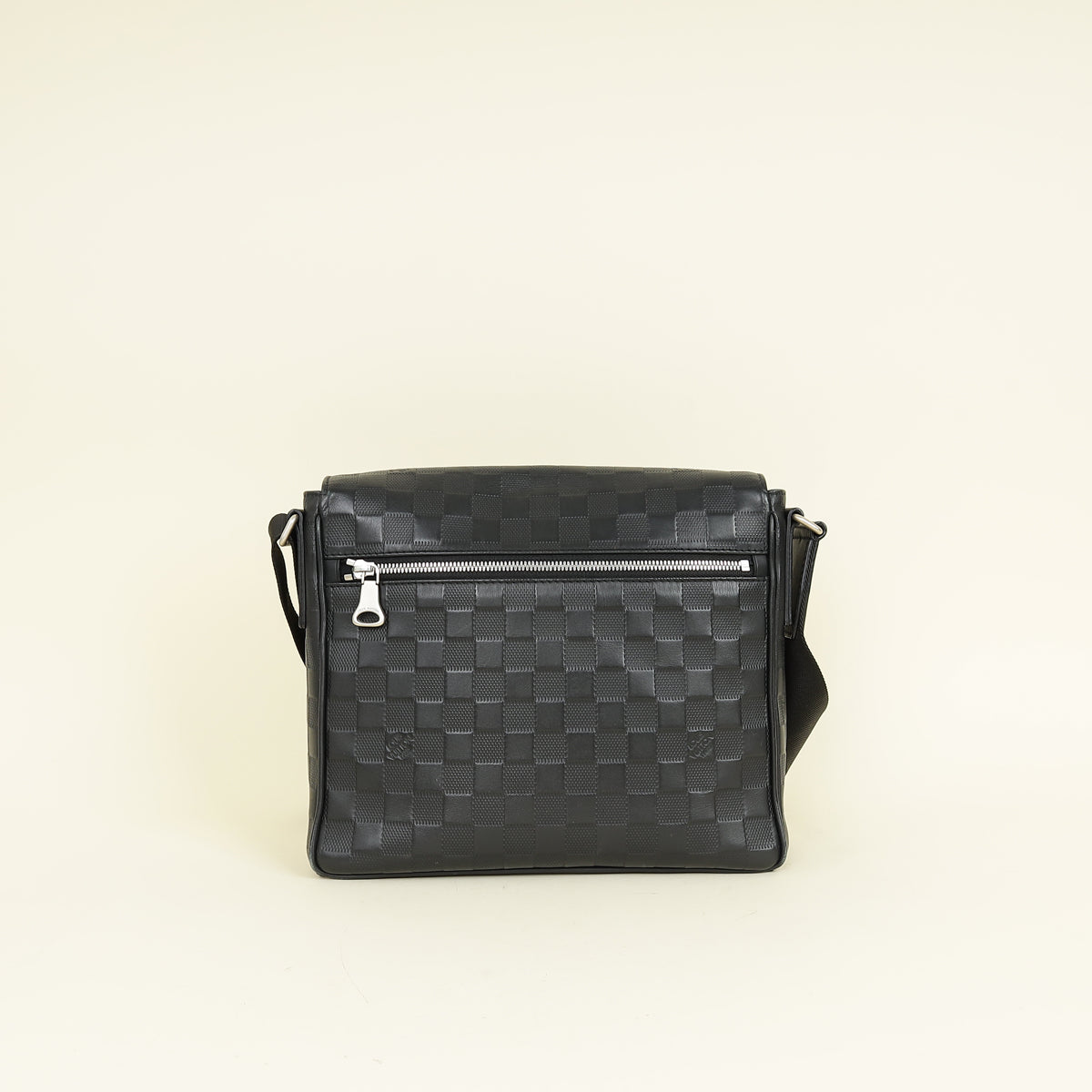 Louis Vuitton Black Damier Infini District PM Messenger Bag