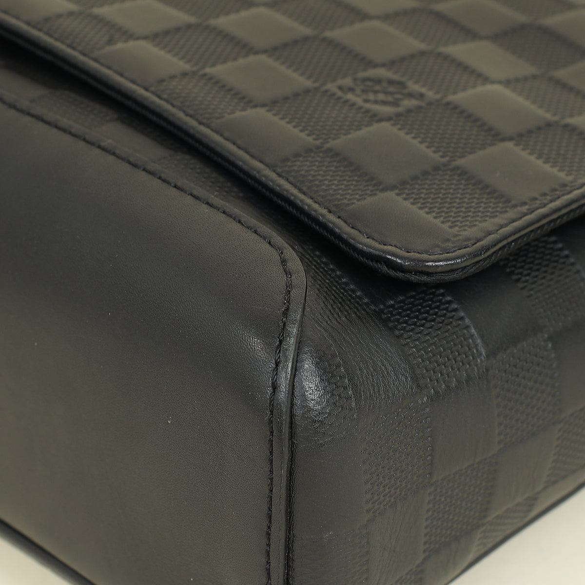 Louis Vuitton Black Damier Infini District PM Messenger Bag