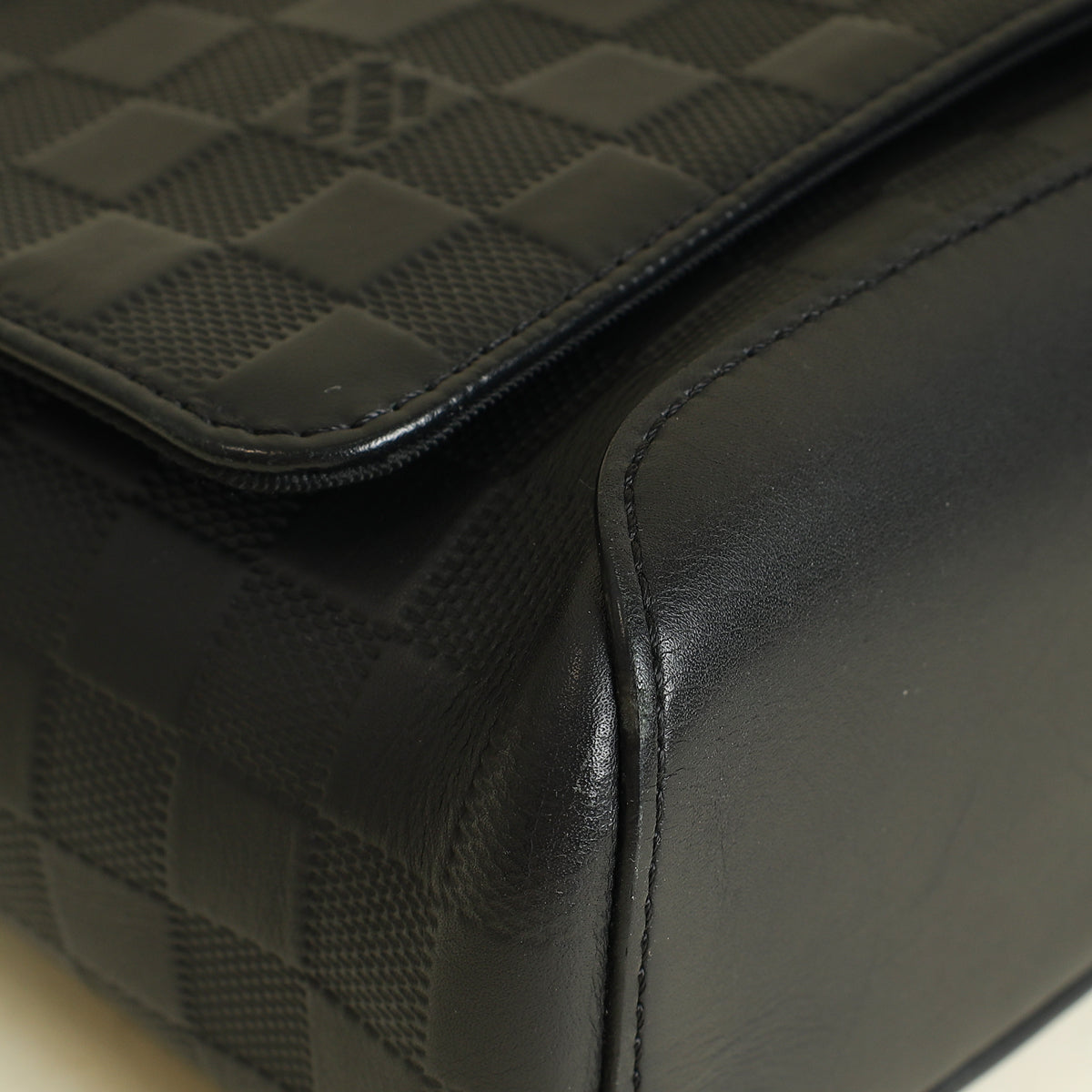 Louis Vuitton Black Damier Infini District PM Messenger Bag