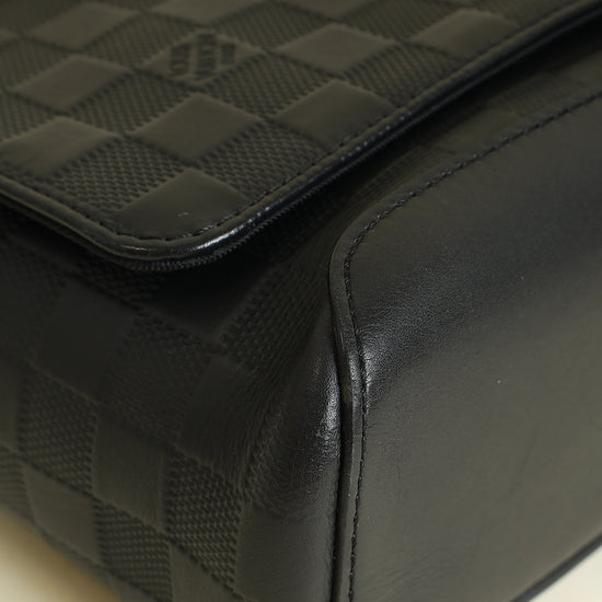 Louis Vuitton Black Damier Infini District PM Messenger Bag