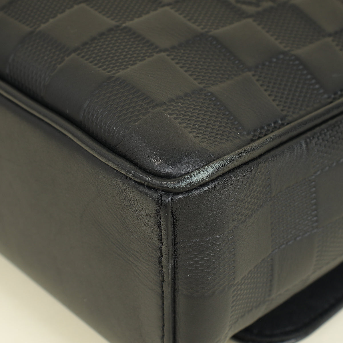 Louis Vuitton Black Damier Infini District PM Messenger Bag